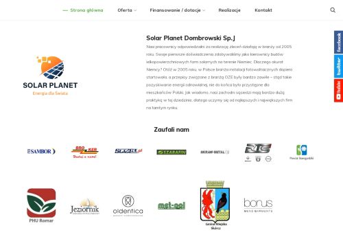 SOLAR PLANET DOMBROWSKI SPÓŁKA JAWNA